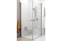 Chrome - Cabina dus patrata 100 Crom/Transparent